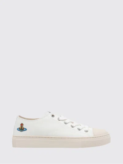 VIVIENNE WESTWOOD VIVIENNE WESTWOOD COTTON CANVAS SNEAKERS,I47353001
