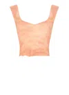 Vivienne Westwood Sole Bodice Top In Gold