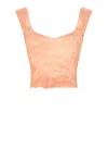 Vivienne Westwood Sole Bodice Top In Gray