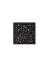 Vivienne Westwood Solid Deer Chair Square Scarf In Black