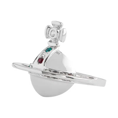 Pre-owned Vivienne Westwood Solid Orb Ring 'platinum' | Silver | Women's Size S