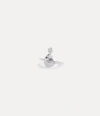 Vivienne Westwood Solid Orb Ring Silver Unisex In Silver