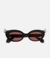 Vivienne Westwood Soo Sunglasses Black Acetate Women In Black