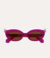 Vivienne Westwood Soo Sunglasses Red Acetate Women In Red
