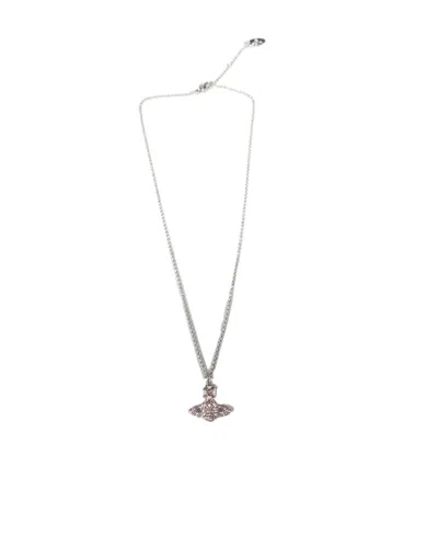 Vivienne Westwood Sphere Pattern Necklace In White