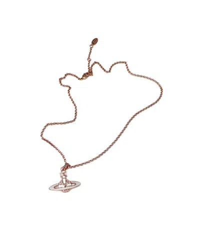 Vivienne Westwood Spherical Pattern Necklace In Yellow
