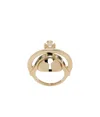 Vivienne Westwood Spherical Ring In Yellow