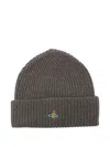Vivienne Westwood Sporty Beanie Accessories In Gray