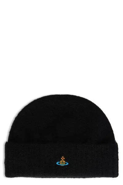 Vivienne Westwood Sporty Beanie In Black