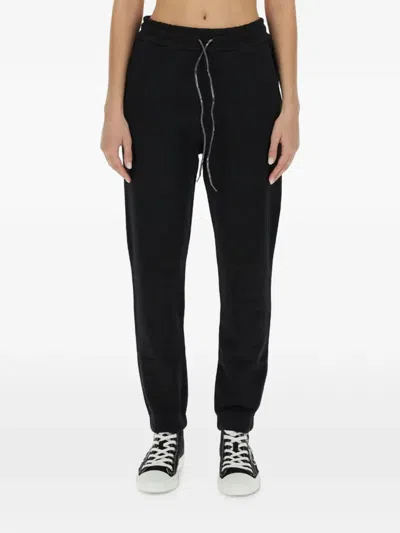 Vivienne Westwood Spray Orb-print Cotton Track Pants In Black