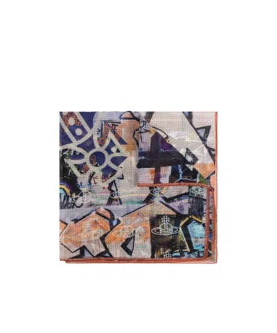 Vivienne Westwood Square Silk Scarf In Multicolor