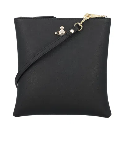 Vivienne Westwood Squire Satchel Bag In Black