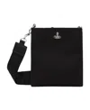Vivienne Westwood Squire Square Cross-body Bag In Black