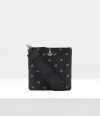 Vivienne Westwood Squire Square Crossbody Bag Printed Neoprene Black-baby-orbs In Black-baby-orbs