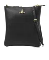 Vivienne Westwood Squire Square Leather Crossbody Bag In Black