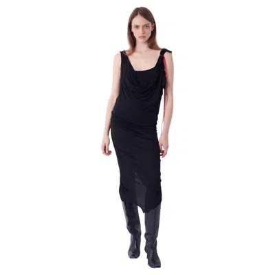 Pre-owned Vivienne Westwood S/s 2020 Runway Backless Black Dress
