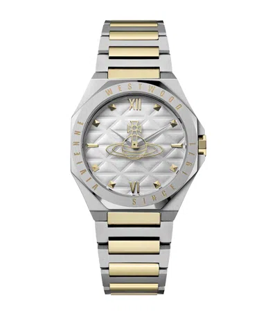 Vivienne Westwood Stainless Steel Aldgate Watch In Multi