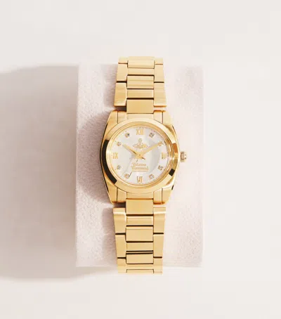 Vivienne Westwood Stainless Steel Tavistock Watch In Gold