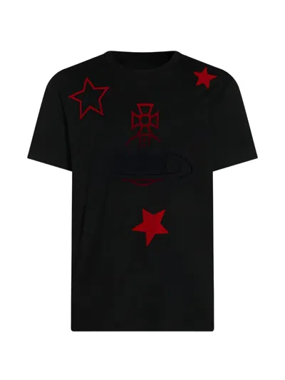 Vivienne Westwood Black Crewneck Short Sleeve T-shirt