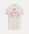 Vivienne Westwood Stencil Orb Classic T-shirt Cotton Beige Xl Unisex