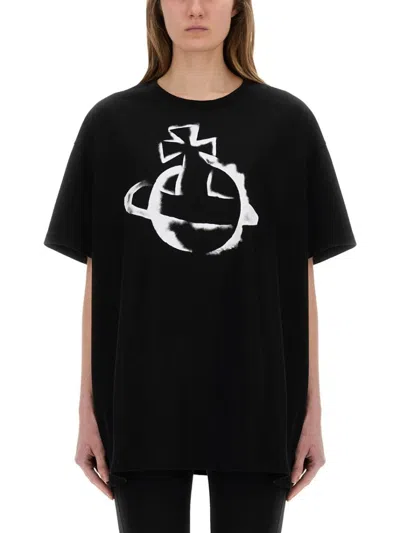 Vivienne Westwood Stencil Orb" Oversized T-shirt