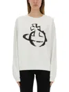 Vivienne Westwood Stencil Orb Raglan" Sweatshirt