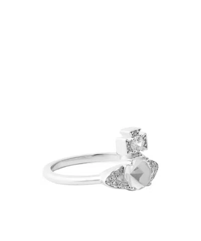 Vivienne Westwood Sterlingsilver Orb Ring In Silver