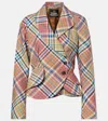 Vivienne Westwood Stormy Asymmetric Wool Blazer In Multi