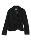 Vivienne Westwood Stormy Shawl-lapel Button Blazer In Black