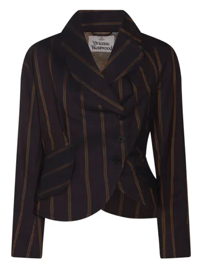 VIVIENNE WESTWOOD STORMY STRIPED JACKET