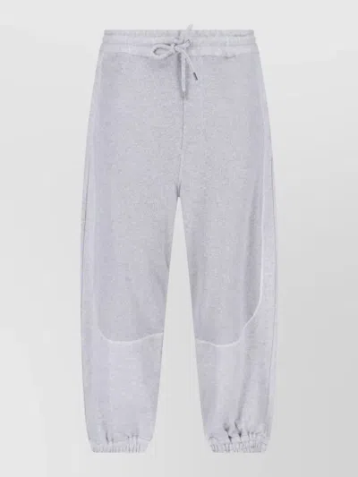 Vivienne Westwood Straight Trousers Back Pocket Elastic Cuffs In White