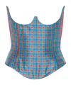 Vivienne Westwood Strapless Corset Top In Multicolor