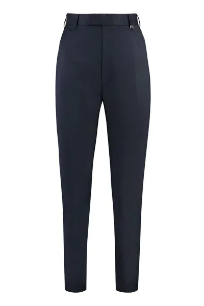 Vivienne Westwood Stretch Viscose Trousers In Blue