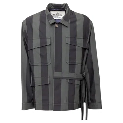 Pre-owned Vivienne Westwood Stripe Jacket - '10s In Black