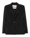 Vivienne Westwood Striped Blazer In Black