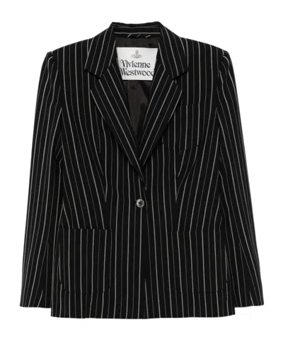 VIVIENNE WESTWOOD STRIPED BLAZER