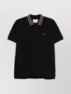 Vivienne Westwood Classic Cotton Pique Polo Shirt In Black