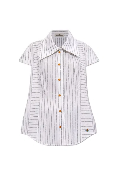 Vivienne Westwood Striped Short In White
