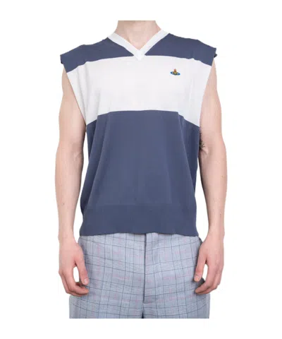 VIVIENNE WESTWOOD STRIPED SWEATER VEST