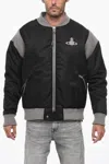Vivienne Westwood Bomber Jacket With Logo In Black