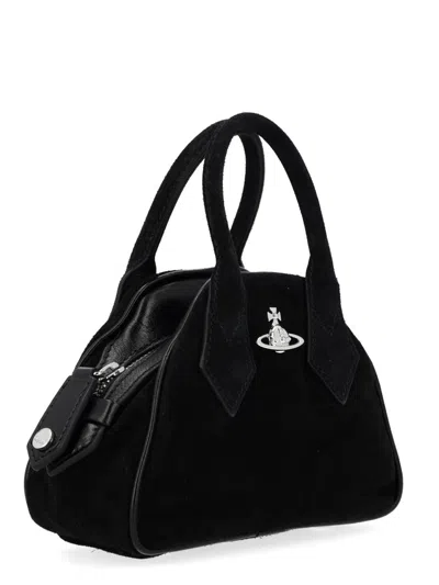 Vivienne Westwood Structured Calf Leather Mini Bag In Black