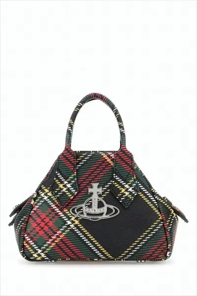 Vivienne Westwood Borsa A Mano Yasmine Mini In Similpelle Stampata Donna In Multi