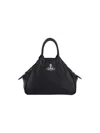 Vivienne Westwood Structured Pebbled Texture Shoulder Bag With Dual Handles
