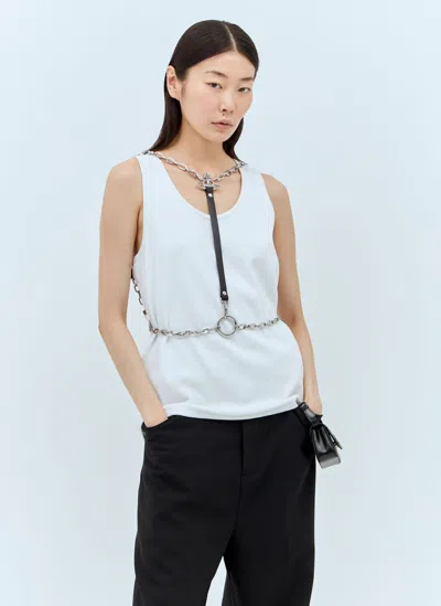 Vivienne Westwood Stud Belt Chain Harness In Black
