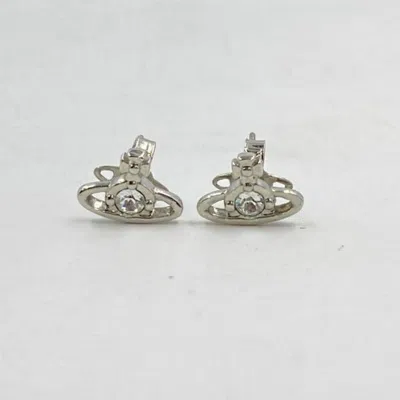 Pre-owned Vivienne Westwood Stud Earrings () In Silver