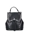 Vivienne Westwood Studded Leather Backpack In Black