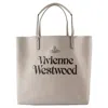 Vivienne Westwood Cabas Studio -  - Cuir - Gris In Grey