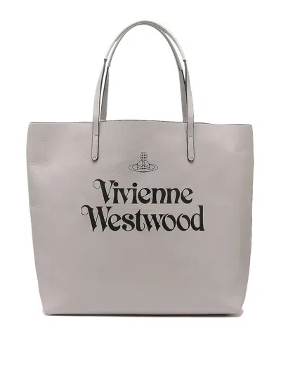 Vivienne Westwood Studio Shopper In Neutral