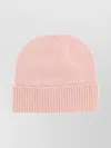 Vivienne Westwood Stylish Ribbed Cuff Hat Accessory In Pink