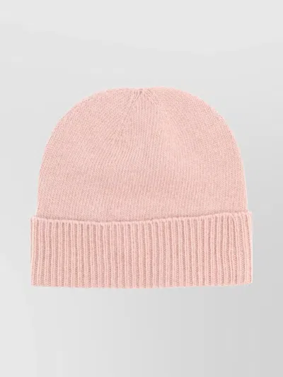 Vivienne Westwood Stylish Ribbed Cuff Hat Accessory In Pink